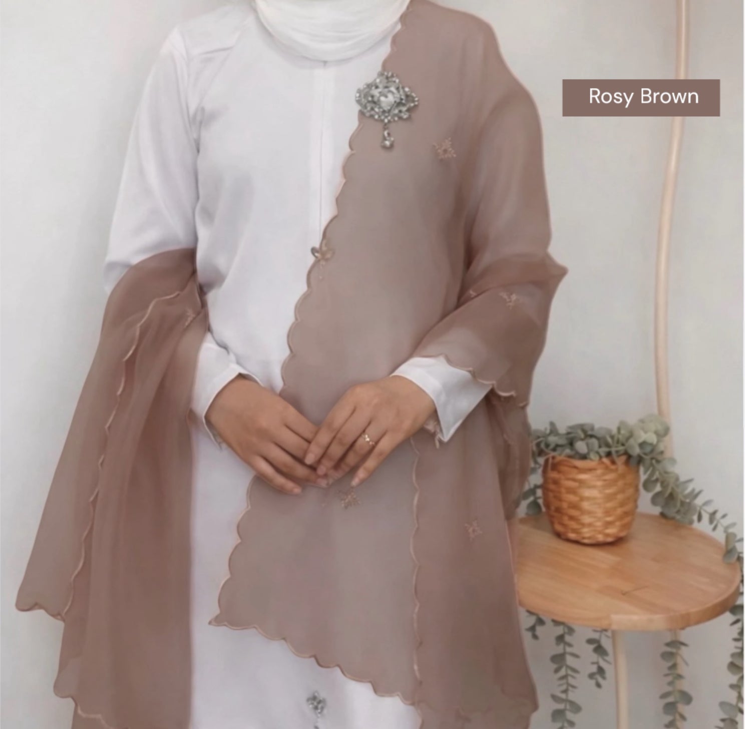Organza Shawl/Selendang