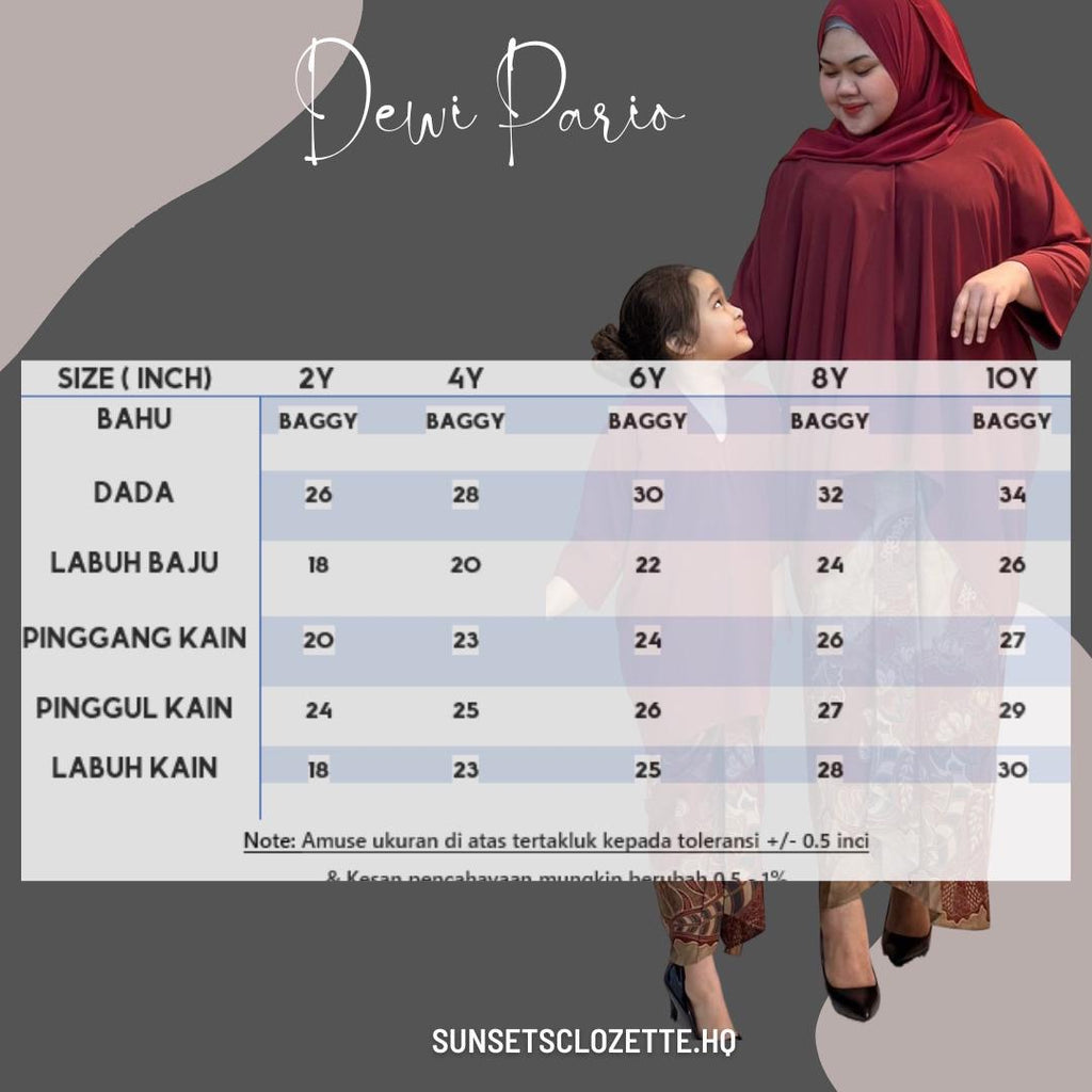 Dewi Kaftan-kids sizes left