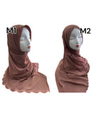 Embroidered Diamonte Bawal (Square)