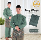 Baju Melayu ADULT WNI Standard size-Cekak Musang (Collar, buttons not included)