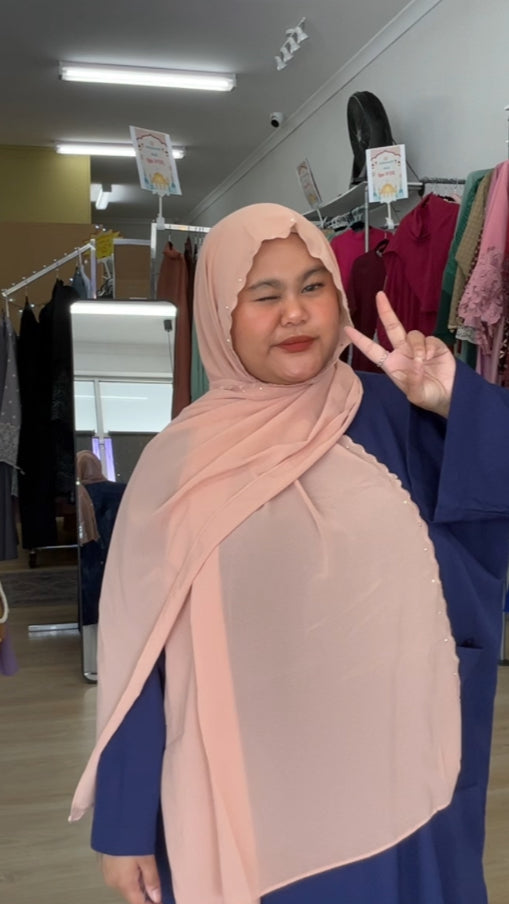 Embroidered Diamonte Shawl