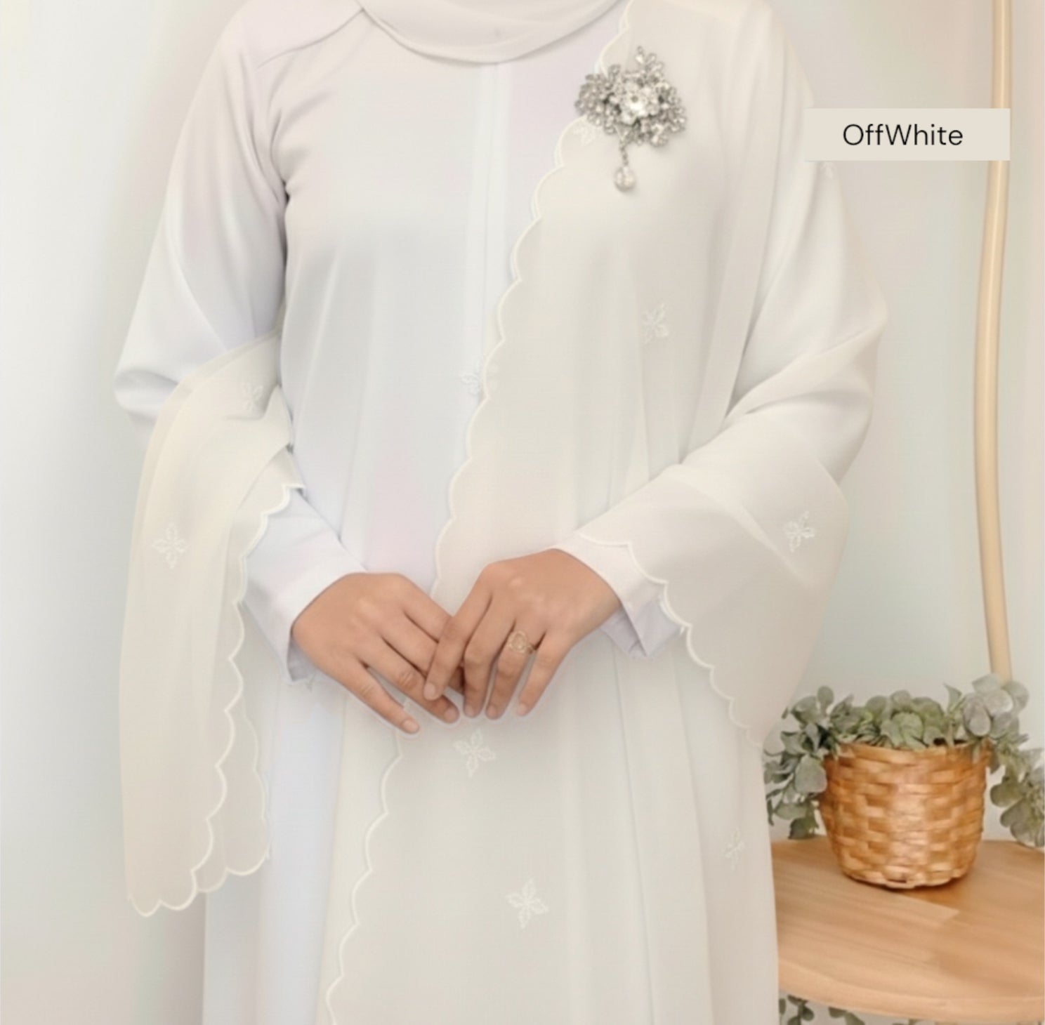 Organza Shawl/Selendang