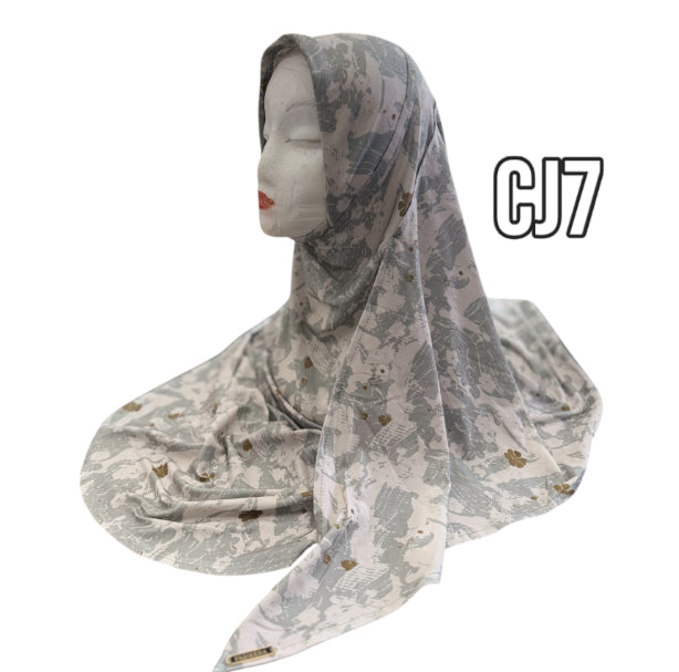 Fameera Cotton Jersey Printed(L)