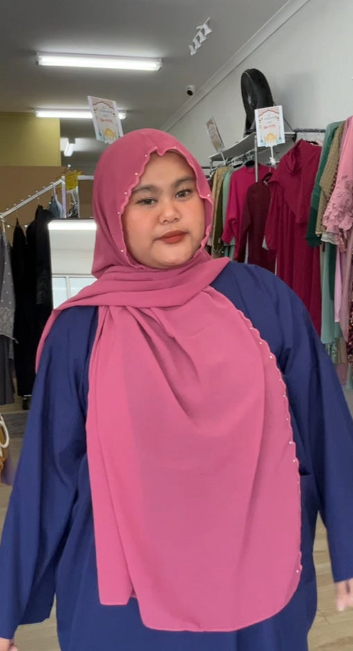 Embroidered Diamonte Shawl