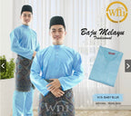 Baju Melayu ADULT WNI Standard size-Cekak Musang (Collar, buttons not included)