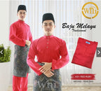 Baju Melayu ADULT WNI Standard size-Cekak Musang (Collar, buttons not included)