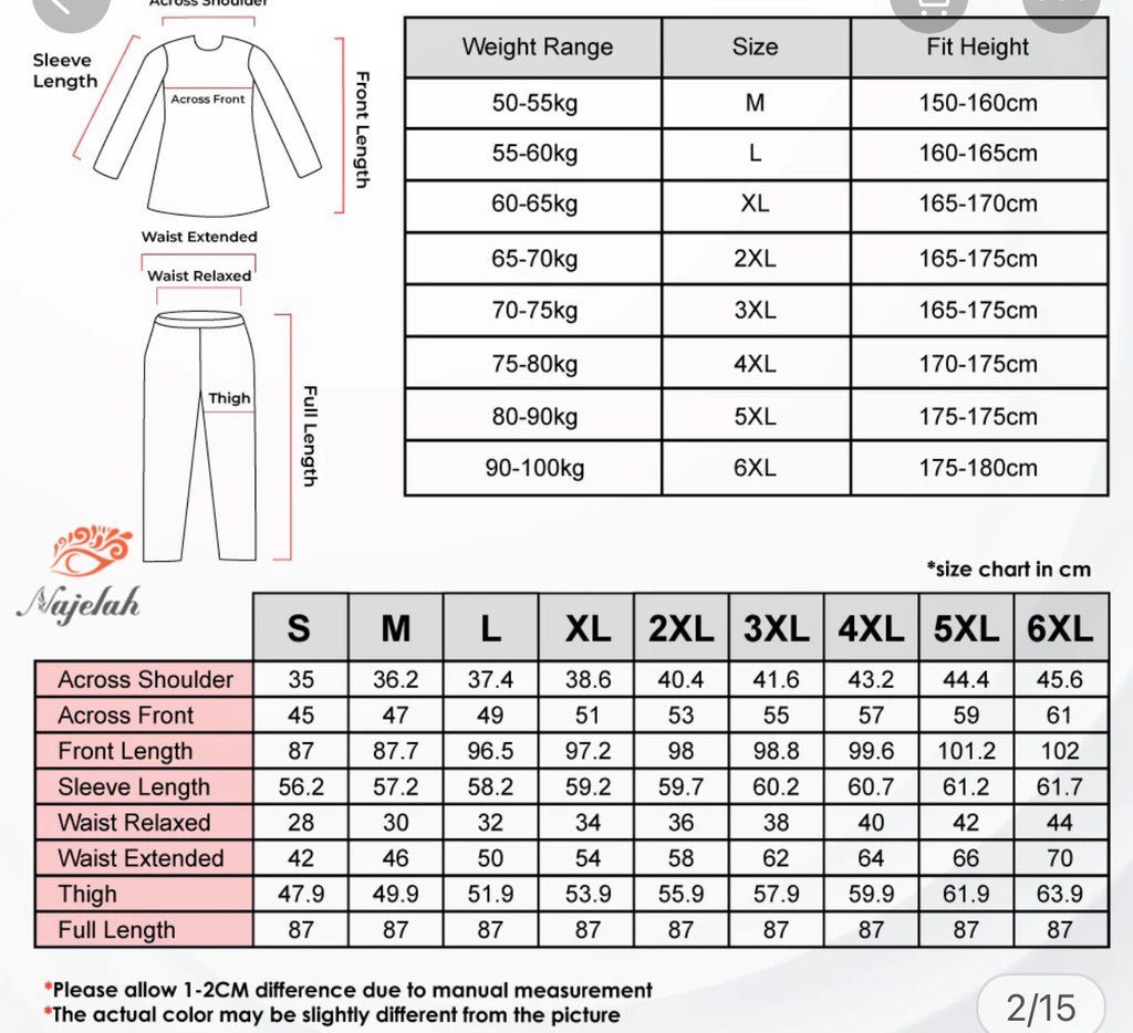 Najeha Muslimah Swimsuit