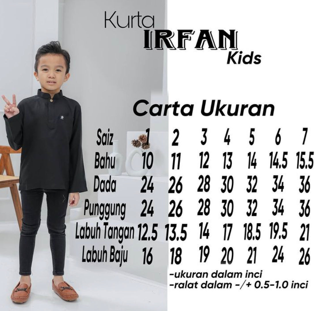 Kurta Irfan Kid - Collar