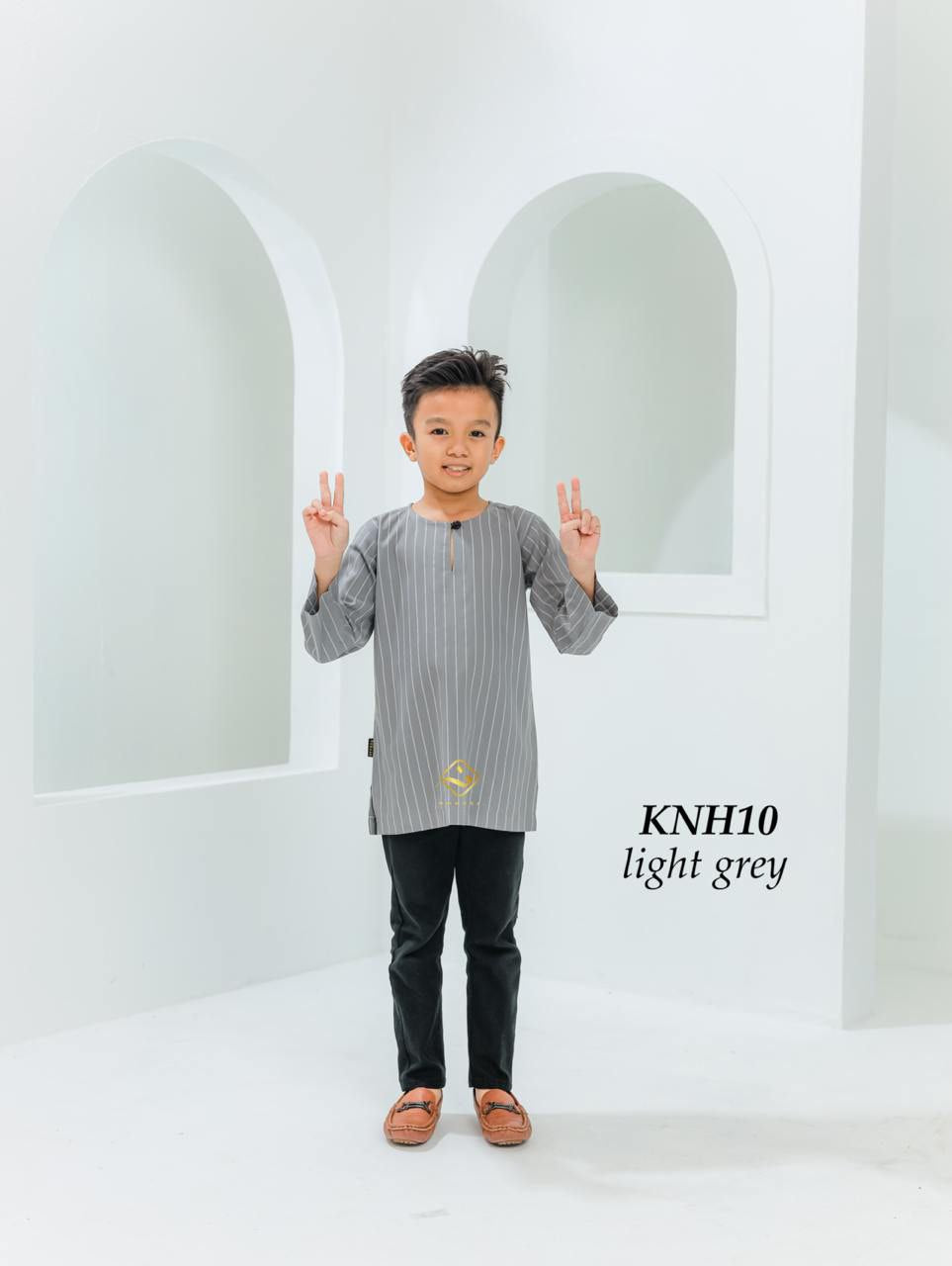 Kurta Nurasz Stripe Adult & Boys-round neck