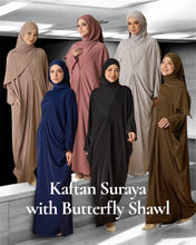 Load image into Gallery viewer, Kaftan Suraya with Butterfly Shawl
