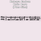 Kebaya Embun Kutu Baru