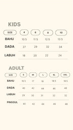 Kurta Jalur Adult & Boys-round neck