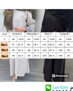 Keffiyeh inspired Abaya(excluding shawl)