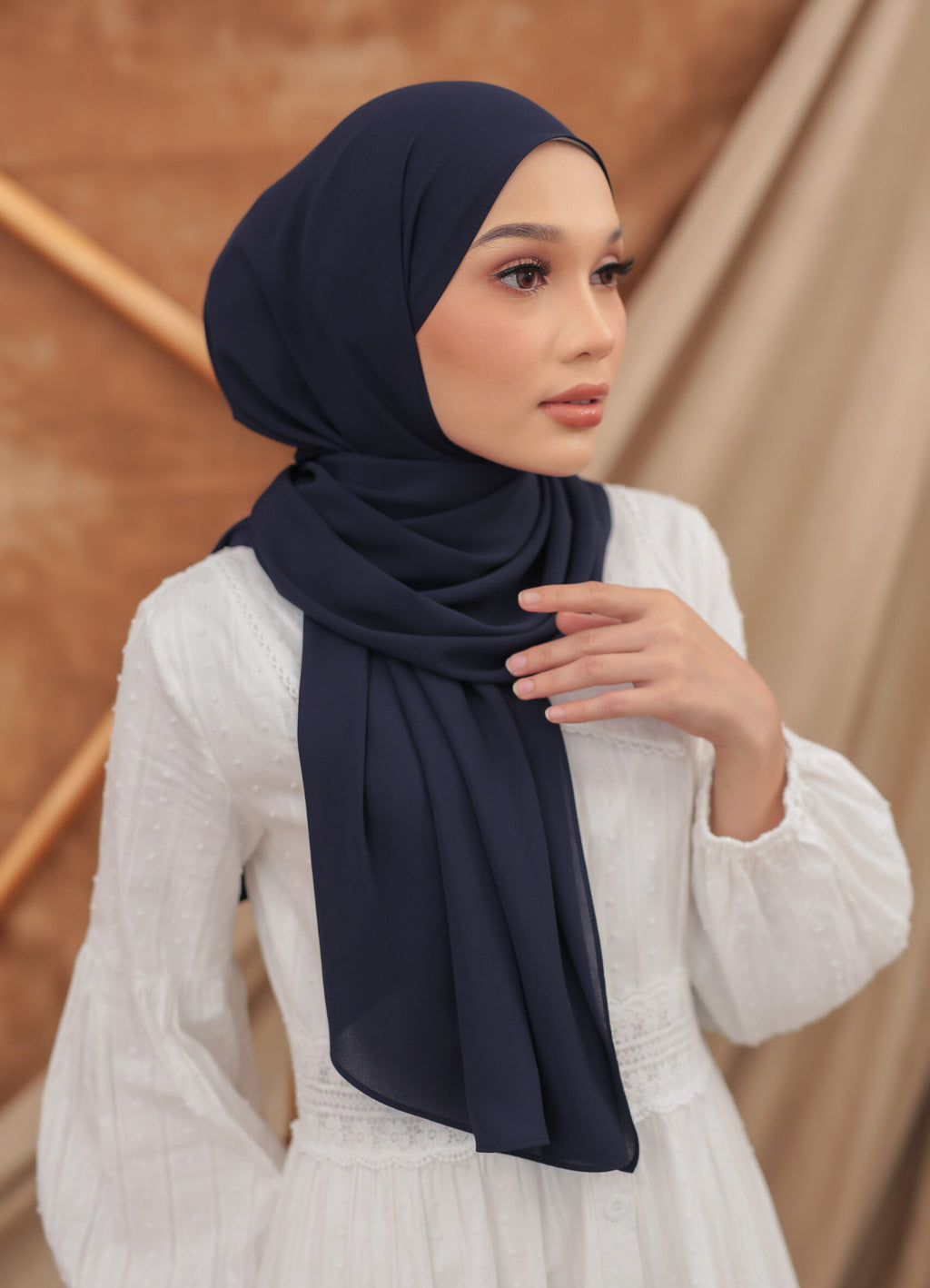 Pearl Chiffon Shawl