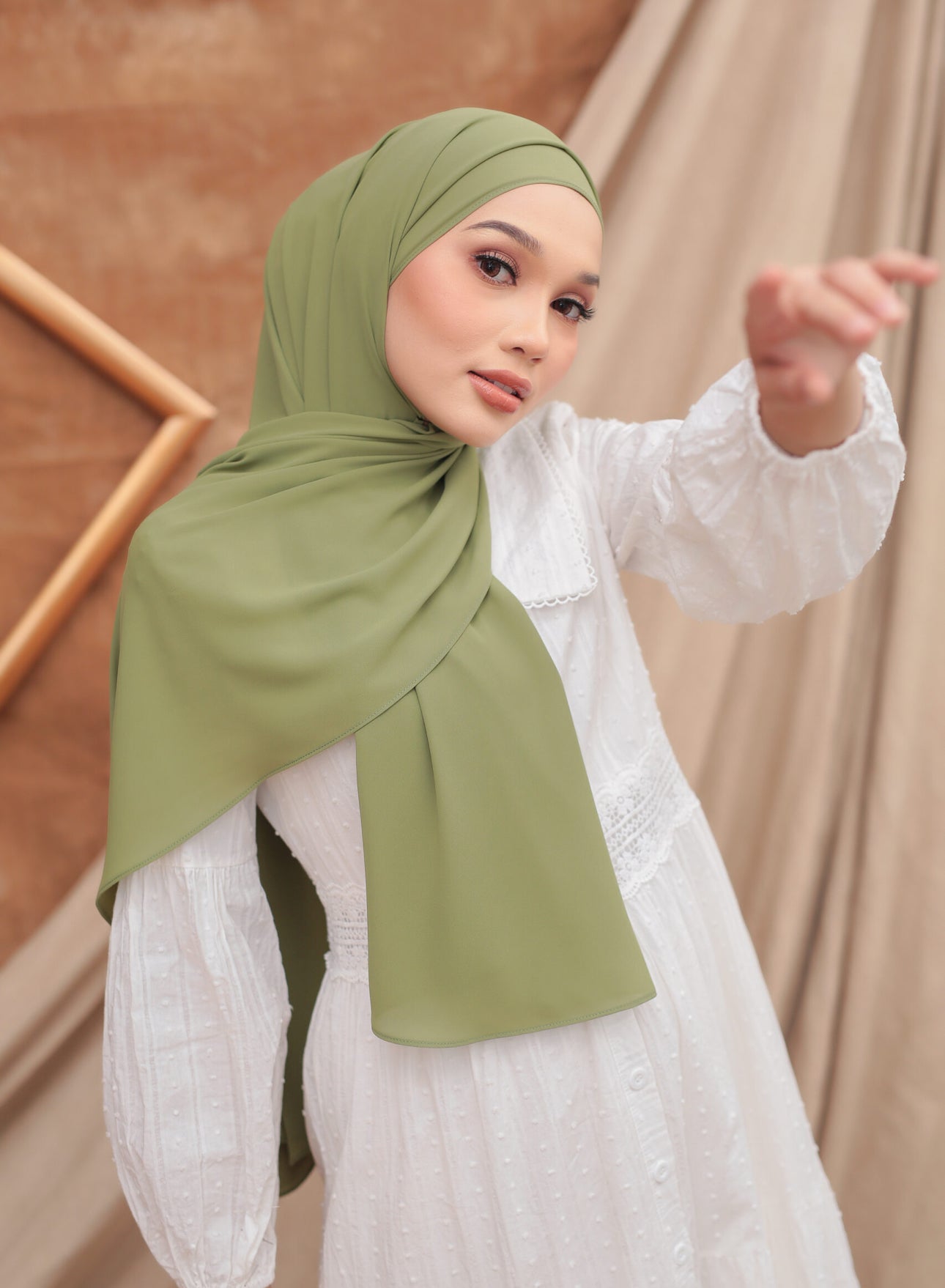 Pearl Chiffon Shawl