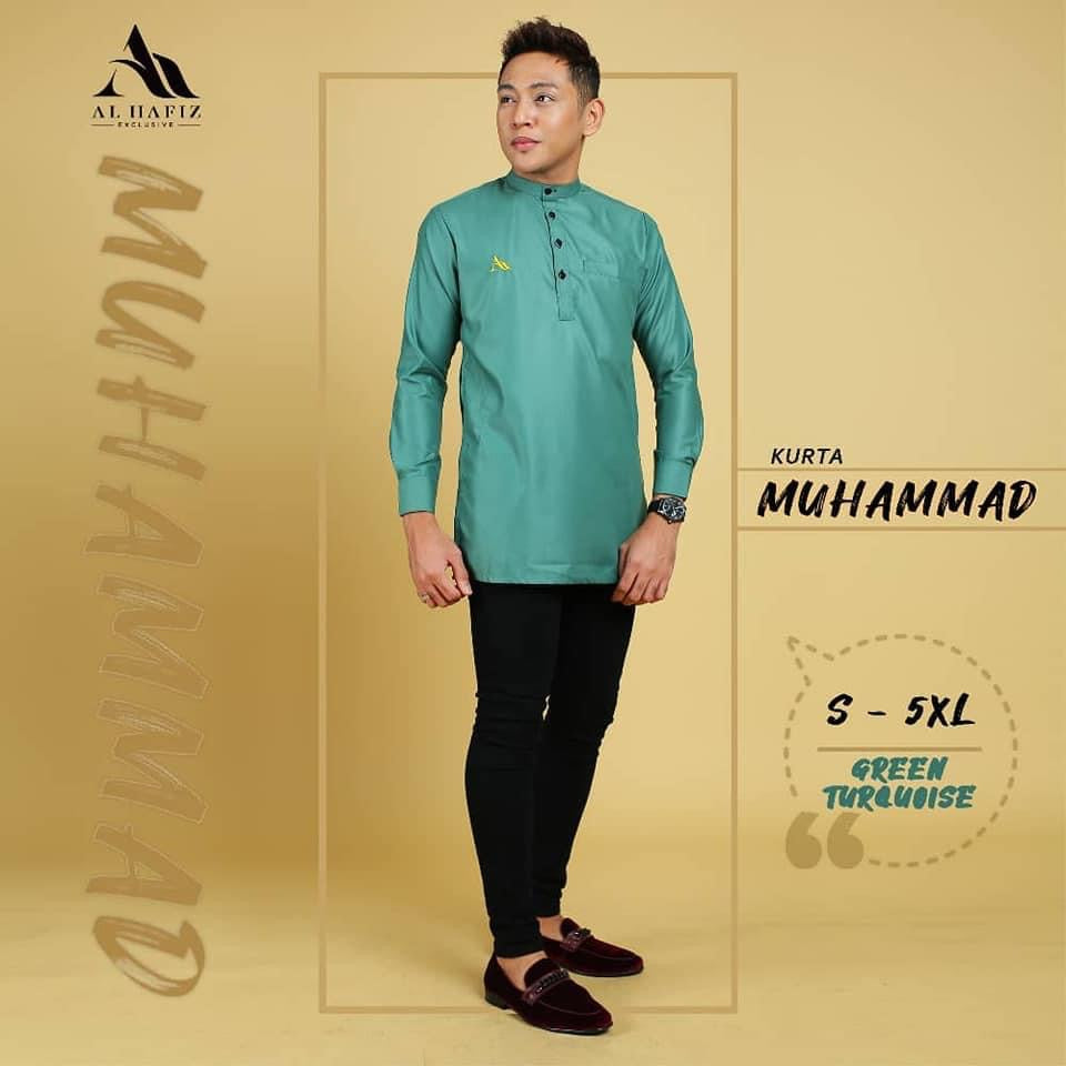 Kurta Muhammad Turquoise Green