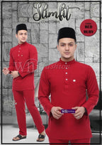 Baju Melayu Adiey Como Crepe (SLIMFIT)-buttons not included