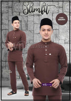 Baju Melayu Adiey Como Crepe (SLIMFIT)-buttons not included