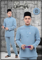 Baju Melayu Adiey Como Crepe (SLIMFIT)-buttons not included