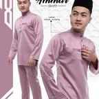 Baju Melayu Amar (SLIMFIT) Cekak Musang Buttons not included