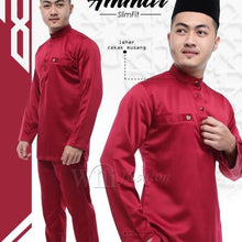 Load image into Gallery viewer, Baju Melayu Amar (SLIMFIT).  Buttons not included
