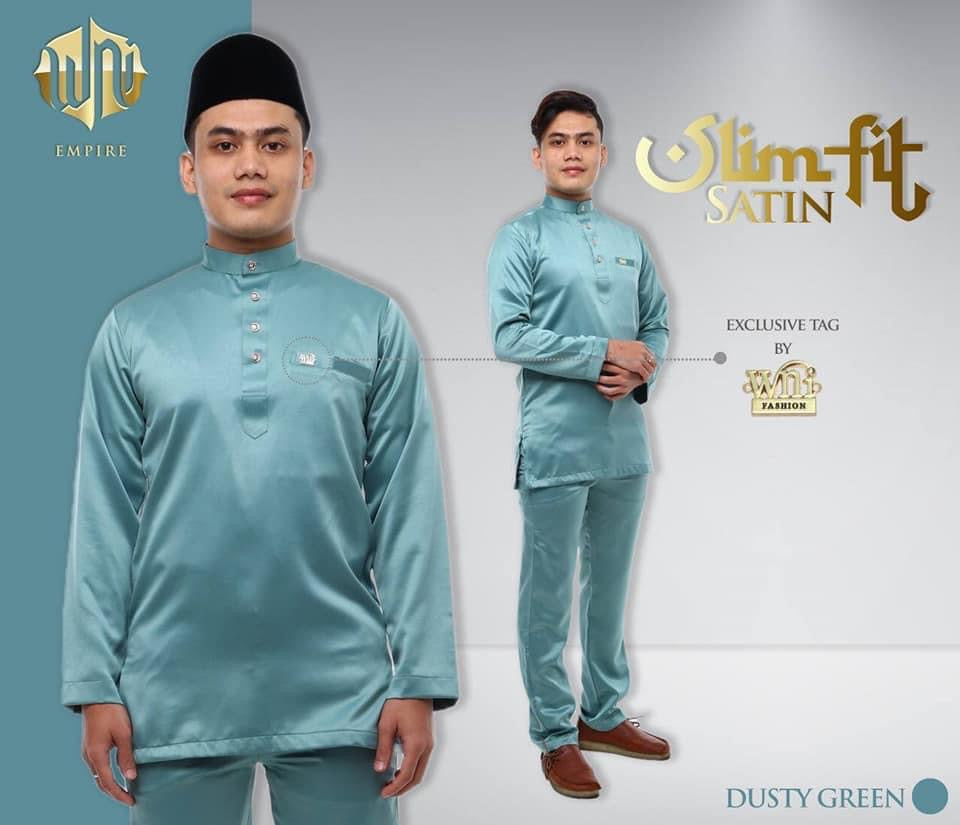 Baju Melayu Amar (SLIMFIT) Cekak Musang Buttons not included