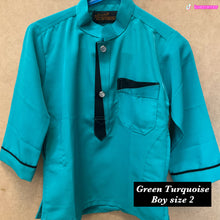 Load image into Gallery viewer, Kurta Clearnace Boys Green Torquoise
