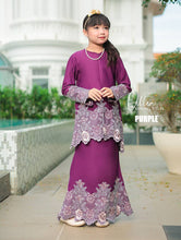 Load image into Gallery viewer, Villea Kurung Purple (KIDS)
