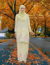 Load image into Gallery viewer, Kurung Tenun Sulam Jacquard Yellow (MOM)
