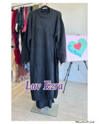Faux Cashmere Knitwear Long Tunic