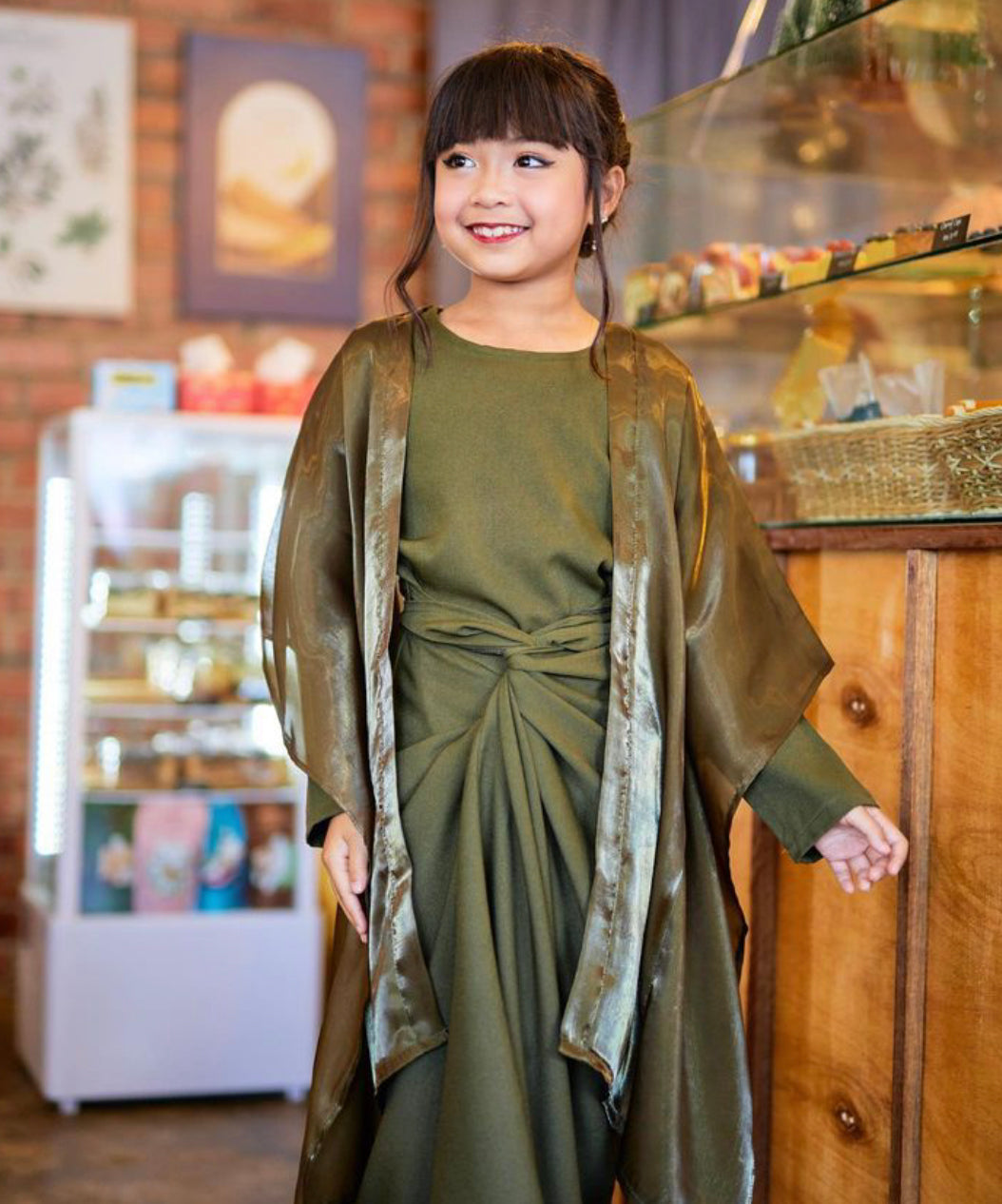 Vienna Kaftan Pario Olive (KIDS)