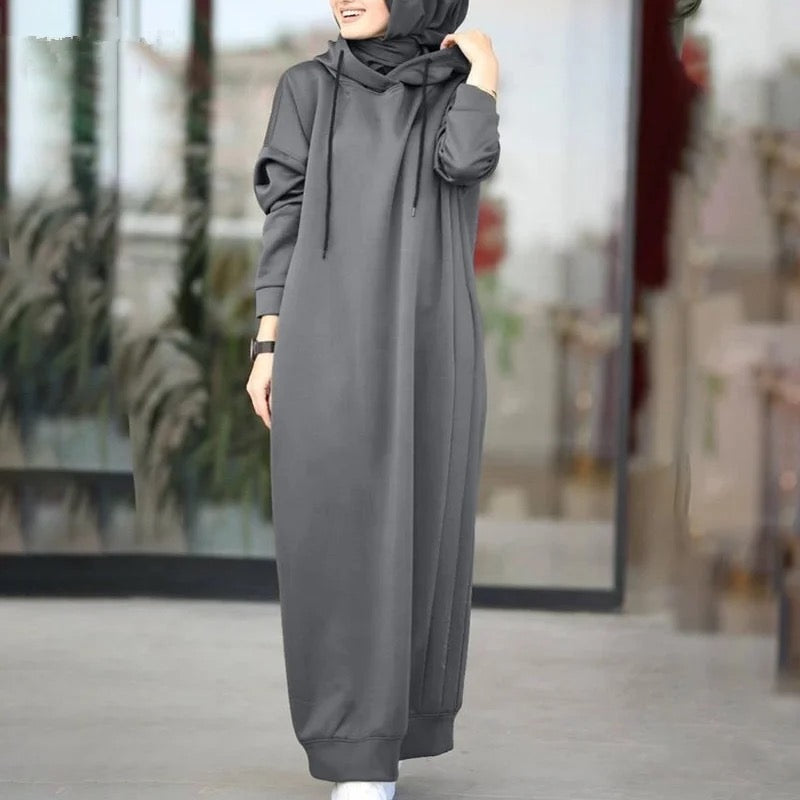 Hooded Winter Long Tunic