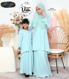 Dalila Kurung Adult - Frosted Mint