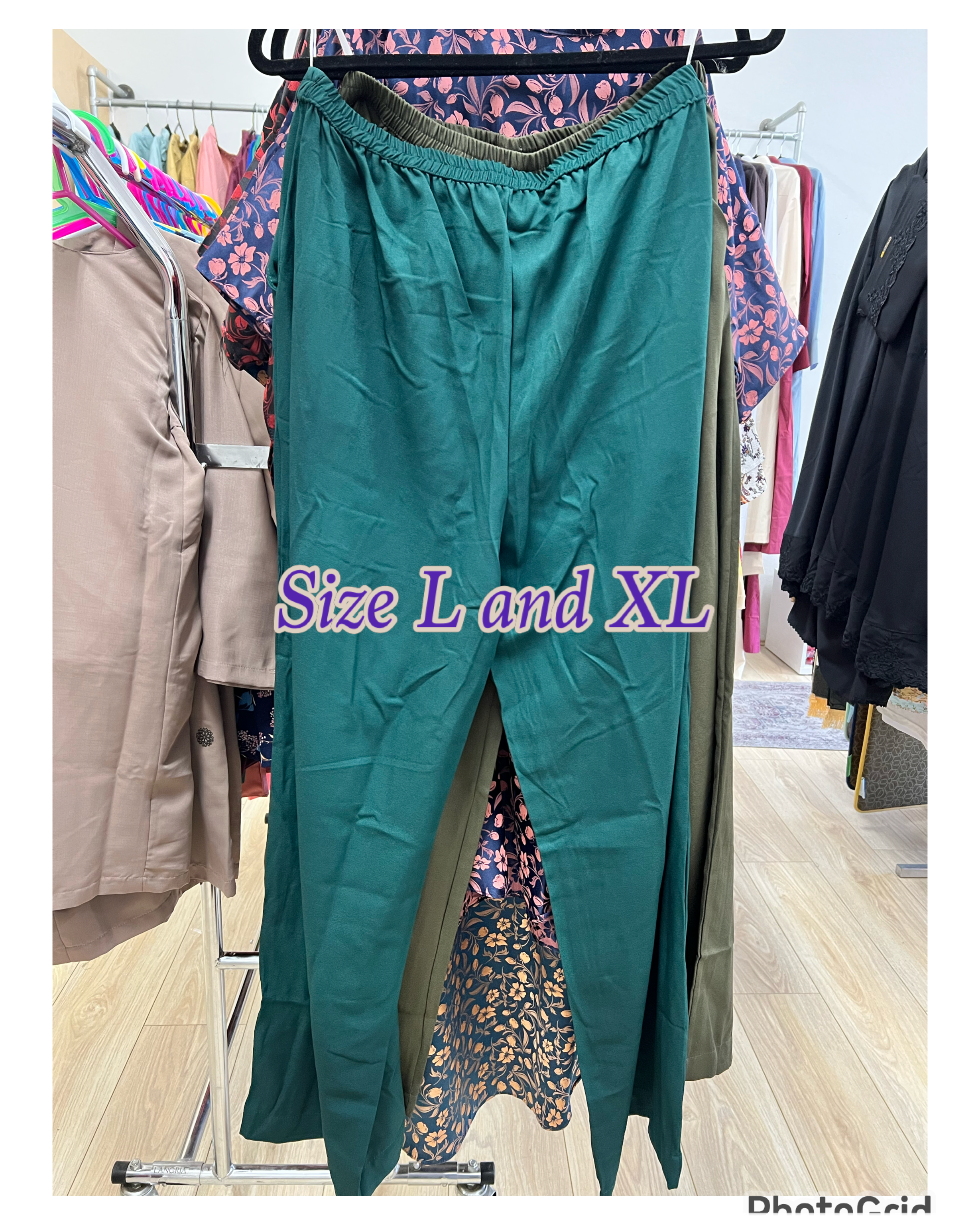 Palazzo pants como crepe