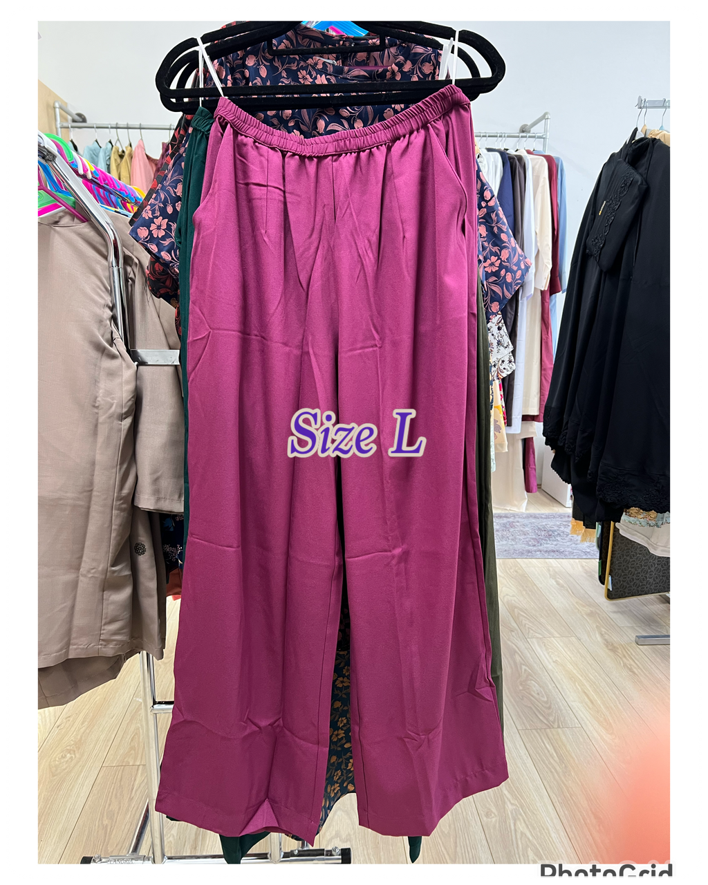 Palazzo pants como crepe