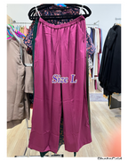 Palazzo pants como crepe