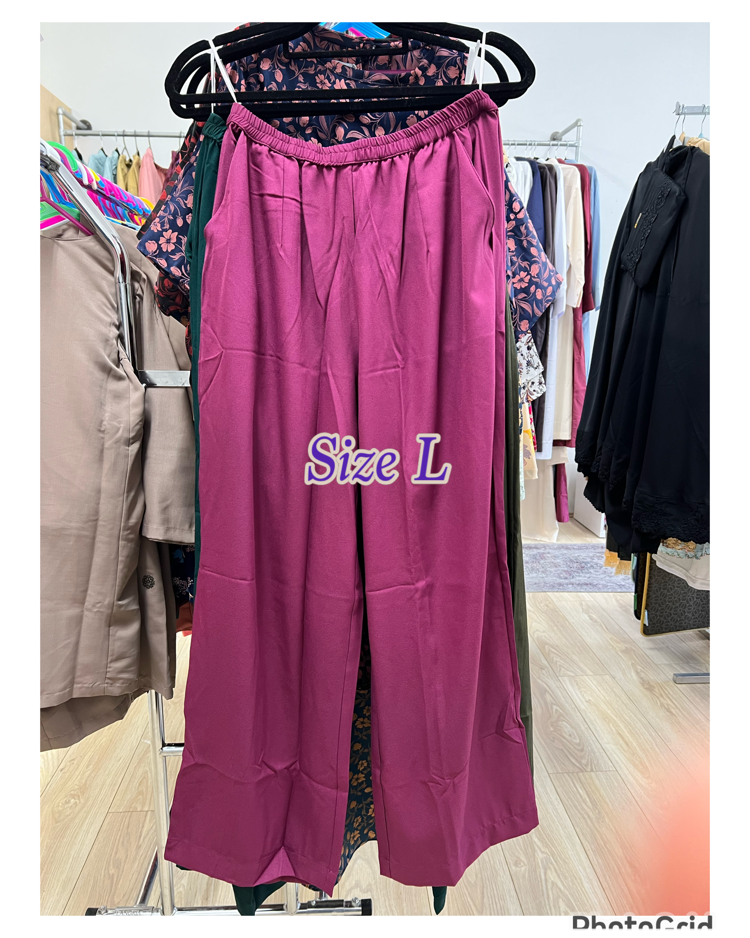Palazzo pants como crepe