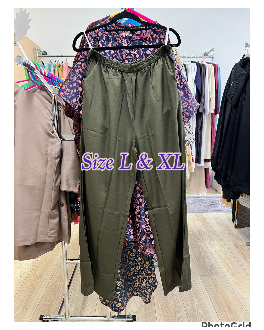 Palazzo pants como crepe