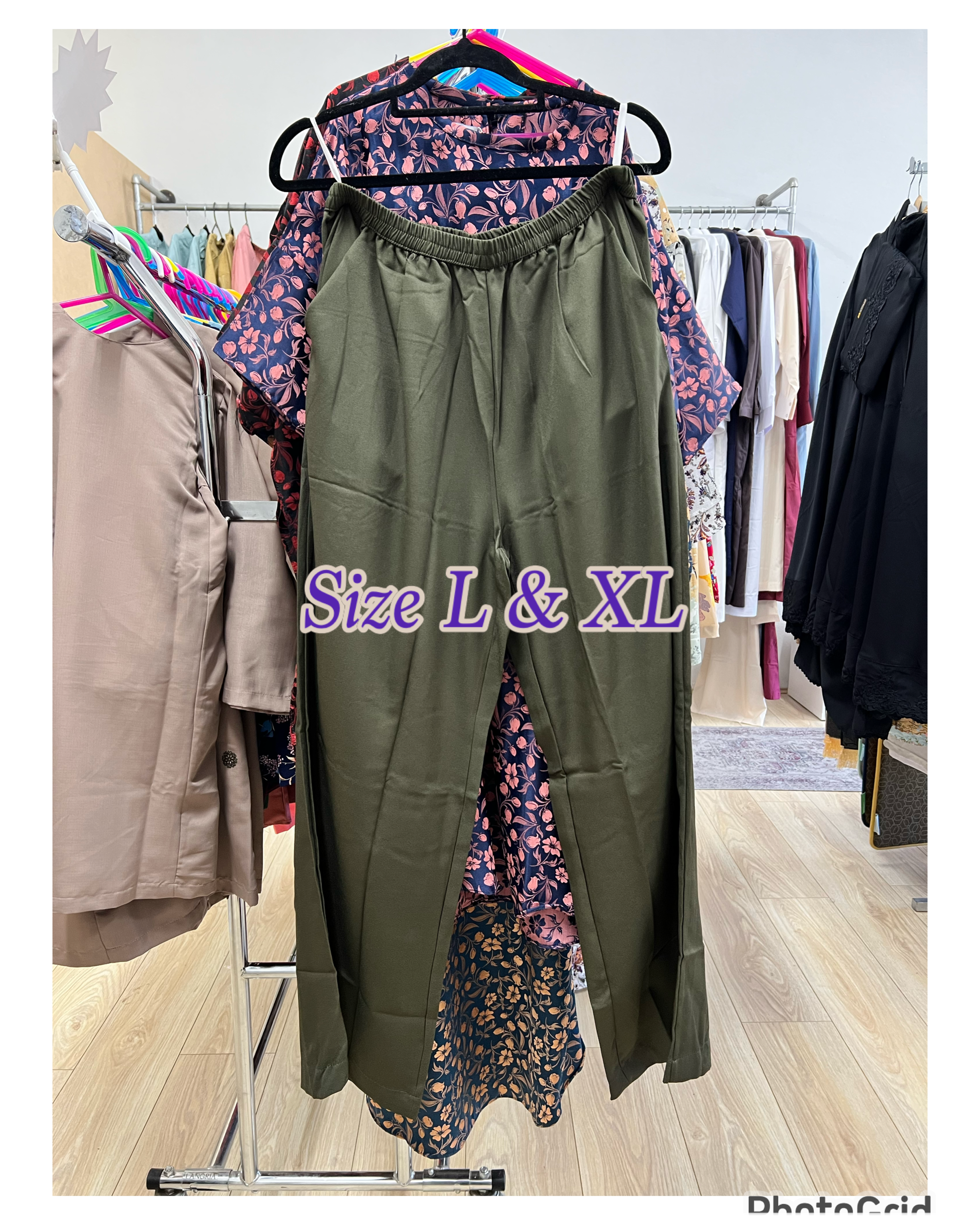 Palazzo pants como crepe