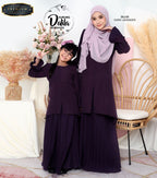 Dalila Kurung Adult - Dark Lavender