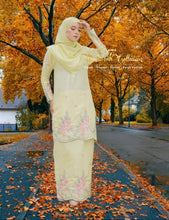 Load image into Gallery viewer, Kurung Tenun Sulam Jacquard Yellow (MOM)
