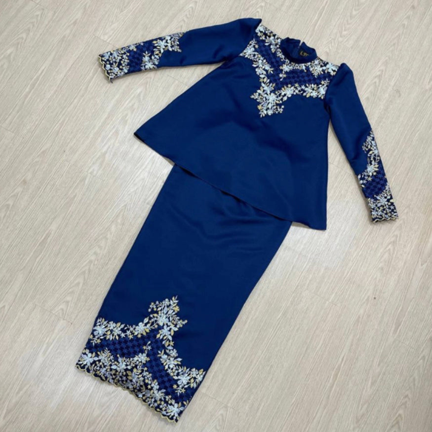 Annabelle Kurung Doll - Navy Blue