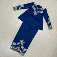 Annabelle Kurung Doll - Navy Blue