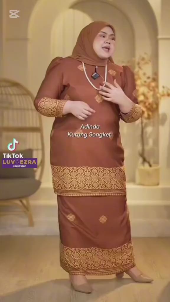 Adinda Kurung Songket Motif (MOM & DAUGHTER SET)