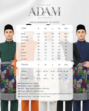 Load image into Gallery viewer, Baju Melayu Adam (PREMIUM)-Buttons not included
