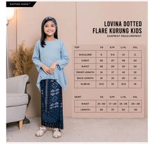Load image into Gallery viewer, Lovina Dotted Flare Kurung (GIRLS)
