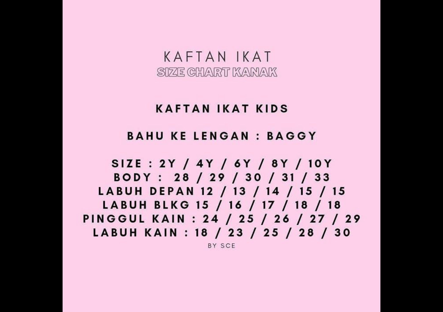Kaftan Ikat (KIDS)