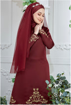 Widuri Embroidered Kurung