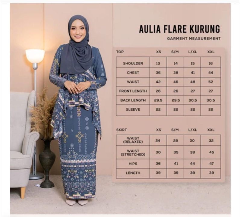 Aulia Flare Kurung (MOM)