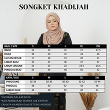 Load image into Gallery viewer, Khadijah Kurung Modern Songket Bunga Tabur
